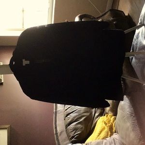 Chico’s Knit Celestial Black Blazer. Size 3.